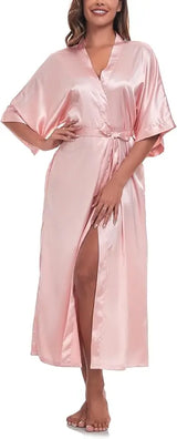 Luna Satin Belted Robe
