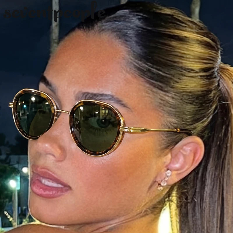 Vintage Round Metal Sunglasses