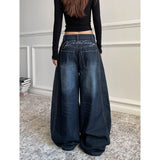 HarajukuWide™ – Baggy Retro Y2K Jeans (High Waist, 2000s Style)