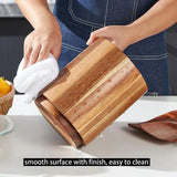 Wooden Kitchen Cutlery Storage Box