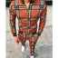 Men's Checkered Sports Tracksuit
