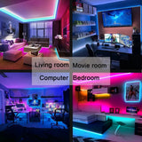 Smart Bluetooth LED Strip Lights – App & Remote Control