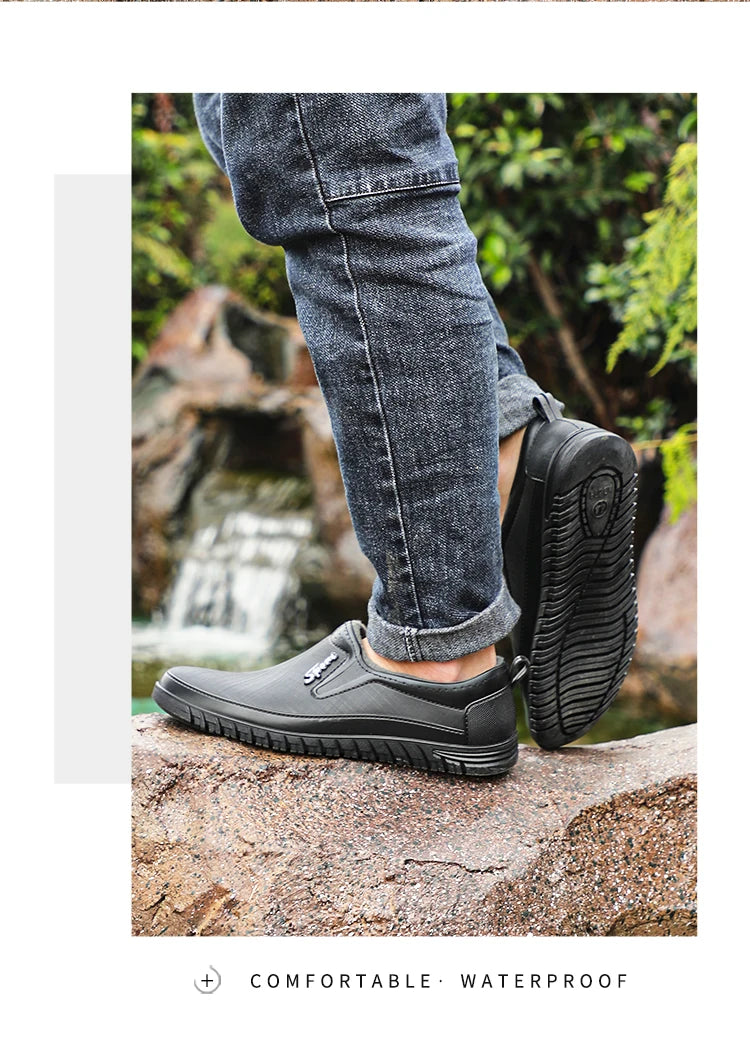 Men Low-Cut Rain Boots