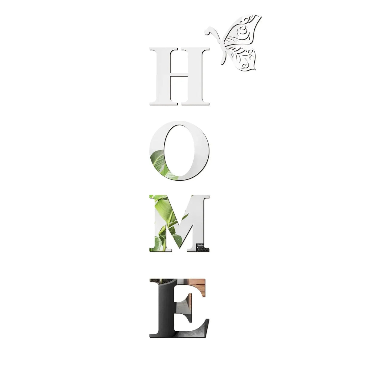 3D Home Logo Sticker