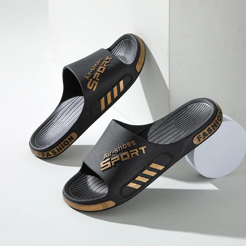 Men PVC Soft Sole Casual Beach Slides