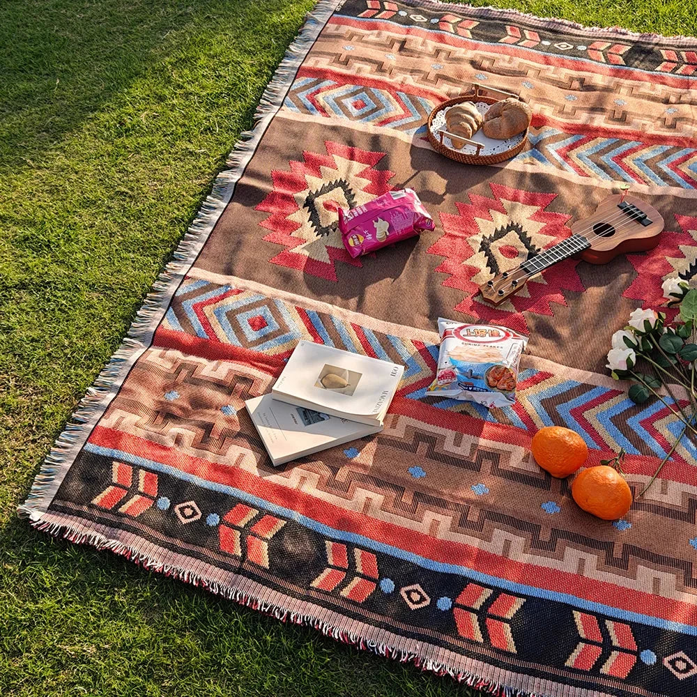Bohemian Travel Blanket