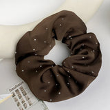 Rhinestone Satin Scrunchies