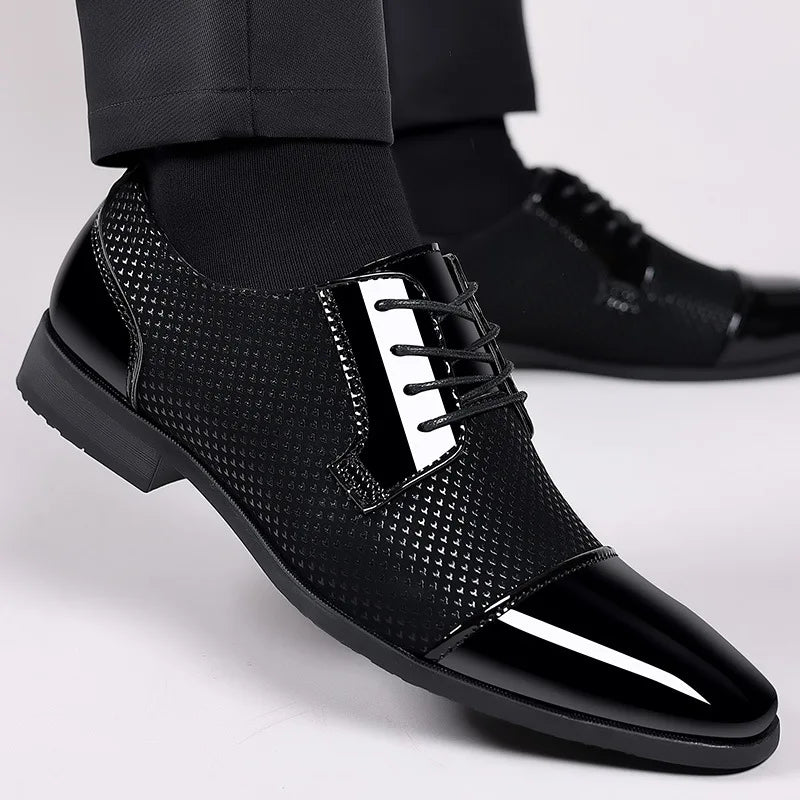 Royal Black Oxford Shoes