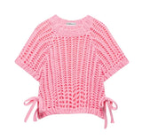 Women's Side Bow Knitted Pullover