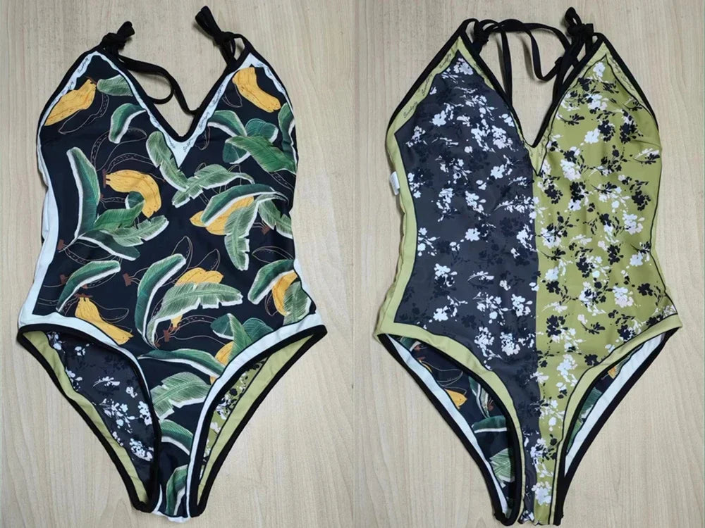 Vintage Bandage Swimsuit