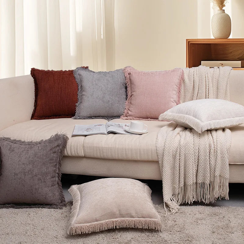 Cotton Decorative Pillow Cover