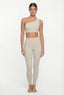 Blush One-Shoulder Yoga Set