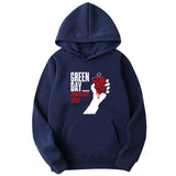 Green Day Printed Pullover Hoodie