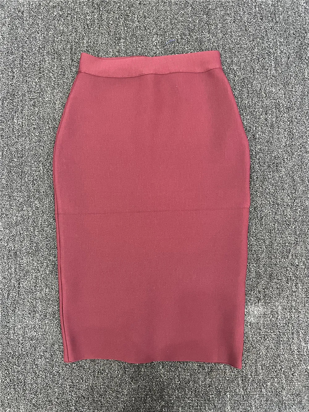 Women Bodycon Bandage Pencil Skirt