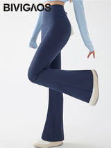 Women Flared Shark Leggings