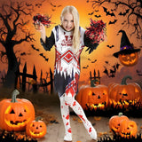 Kids Horror Cheerleader Costume