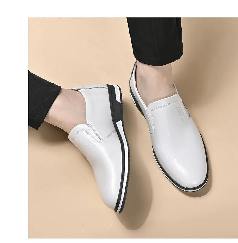 Men Luxury Leather Driving Shoes