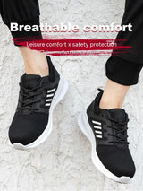 Men Indestructible Steel Toe Sneakers