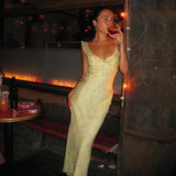Women V Neck Lace Bodycon Dress