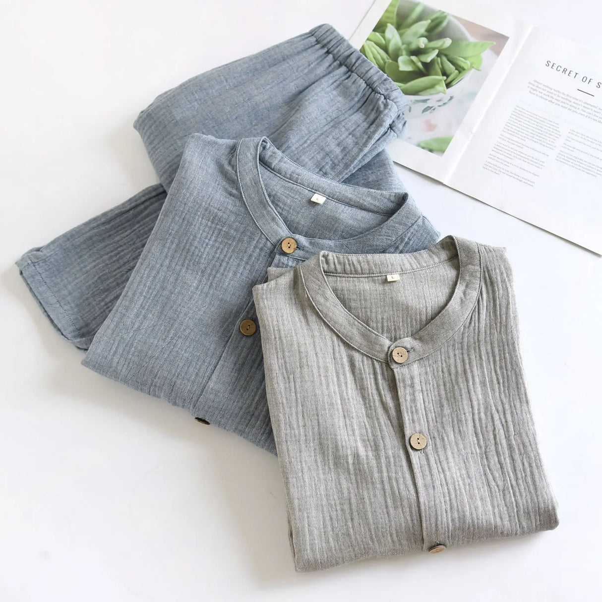 Men’s Cotton Muslin Pajama Set