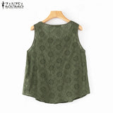 Isla Crochet Lace Tunic Blouse