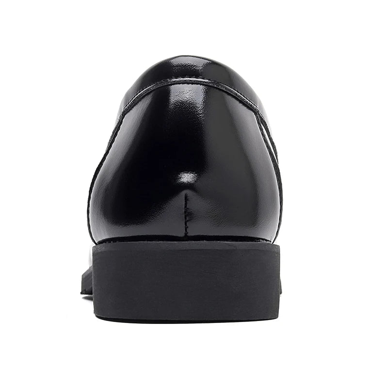 Men’s Black PU Leather Loafers