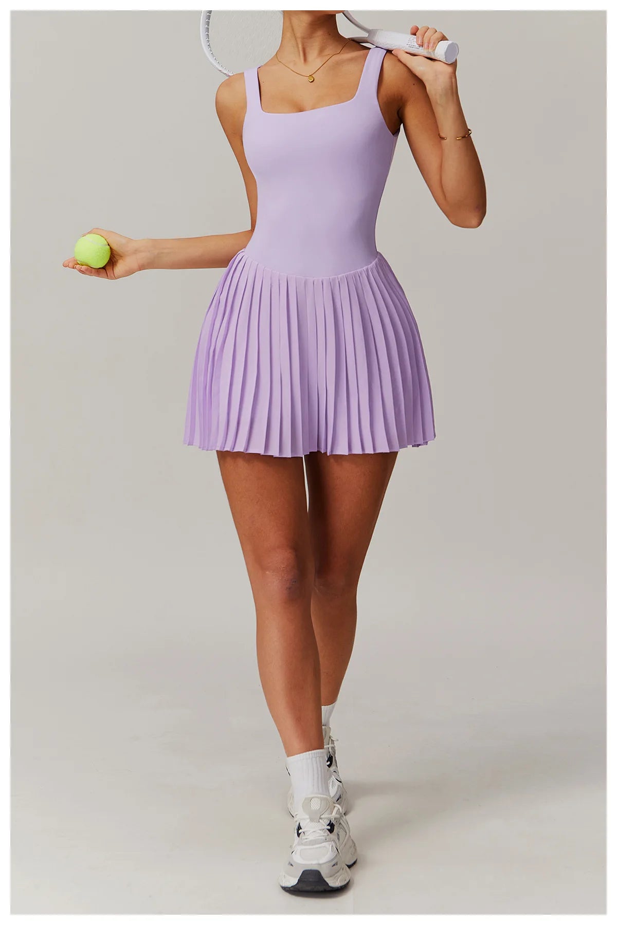 Women Pocket Pleated Sports Jumpsuit