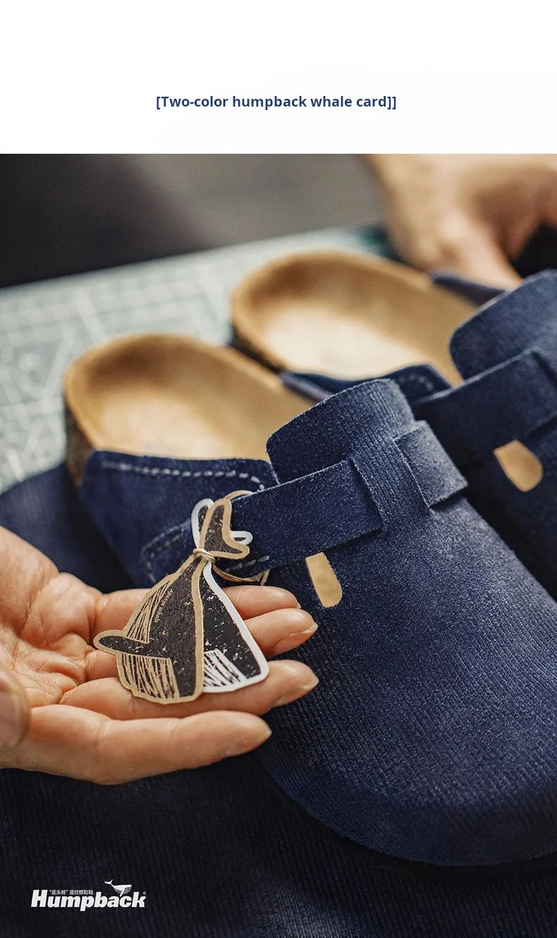 Men Blue Mule Shoes