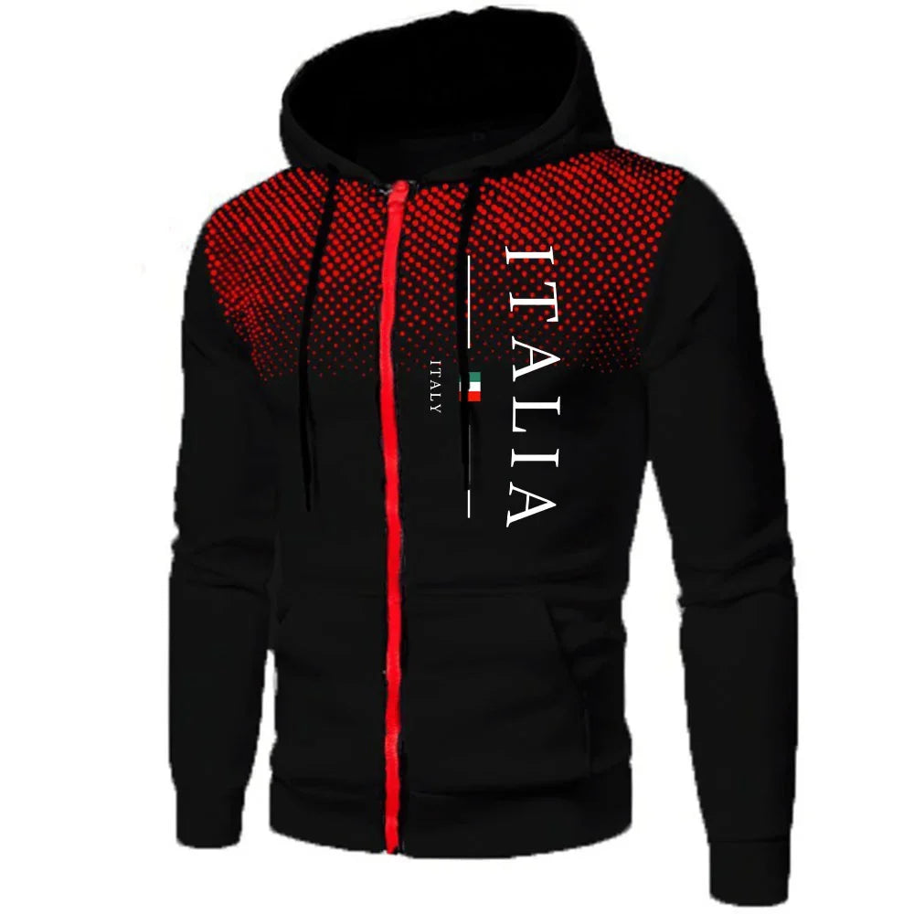 Men's Zip-Up Hoodie Jacket