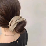 Rhinestone Satin Scrunchies