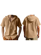 Urban Hooded Button Shirt