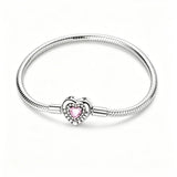 Sterling Silver Heart Bracelet