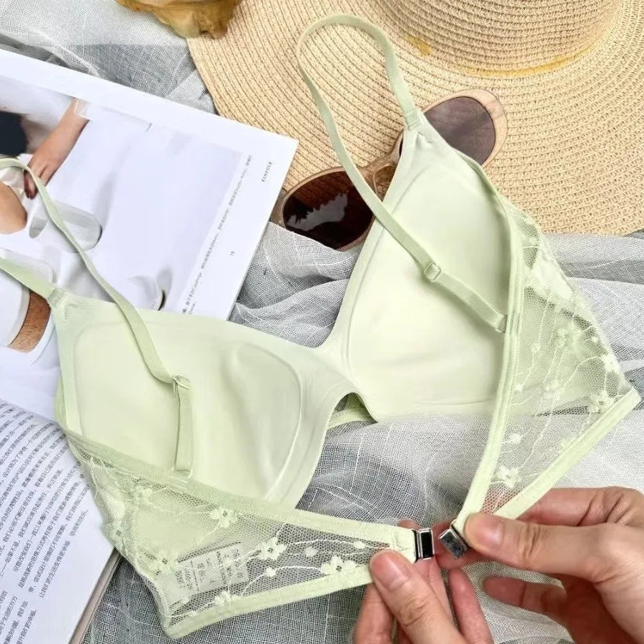 Seamless Lace Bra