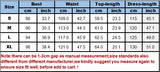 Size chart for Women's Fairy Hanfu dress including measurements for bust, waist, top-length, and dress-length.