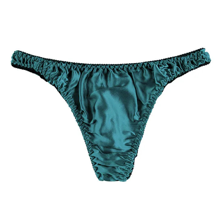 Men's Silk Underwear – Seamless Low Rise
