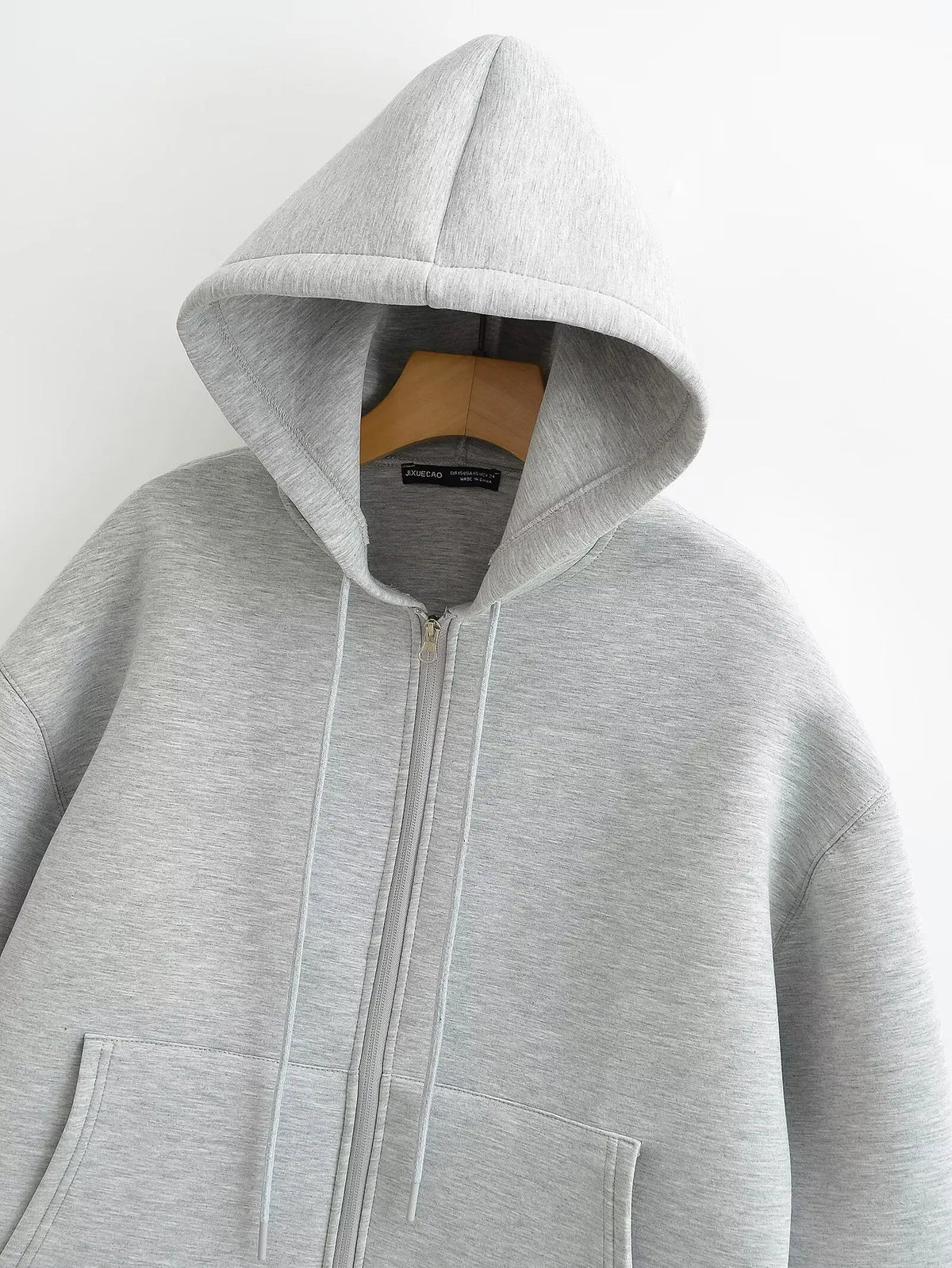 Women's Oversized Zip Hoodie Jacket