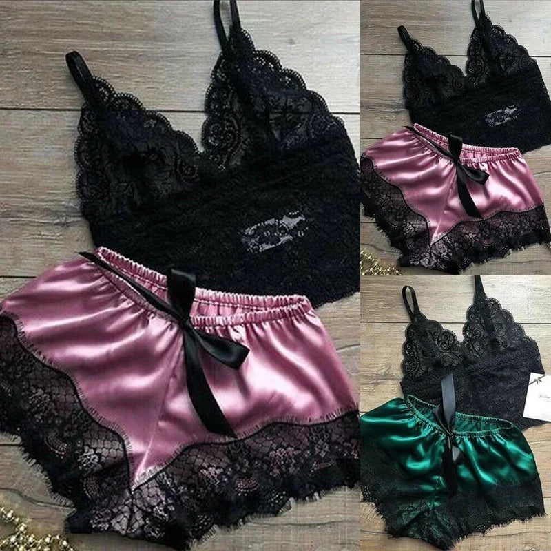 Bella Lace Babydoll Set