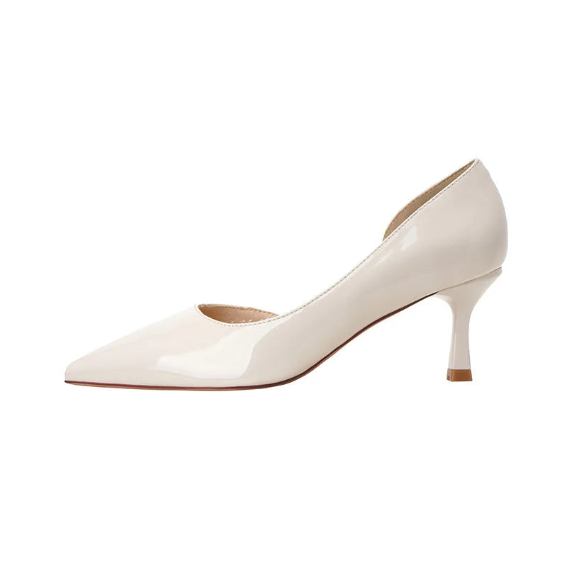 Fashion Women Pumps Patent Leather High Heels