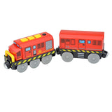 Magnetic Wooden Train Set for Kids
