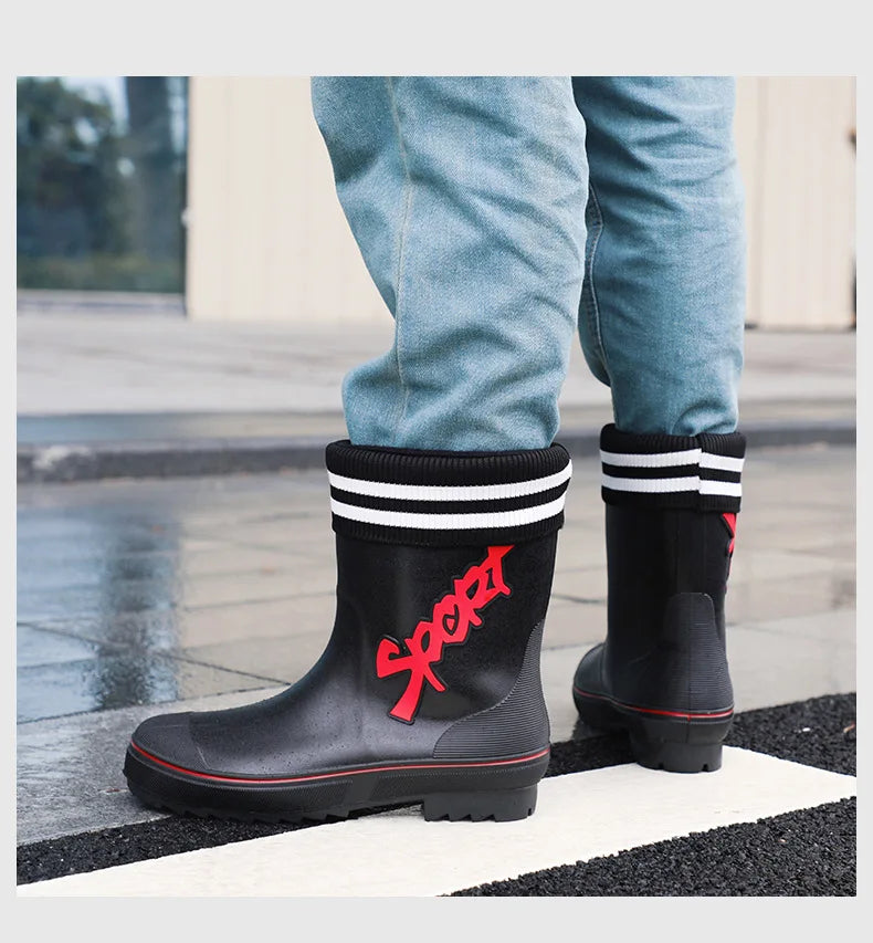 Couple Style Waterproof Rain Boots