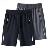 Men's Plus Size Ice Silk Shorts – Cool Summer Wear