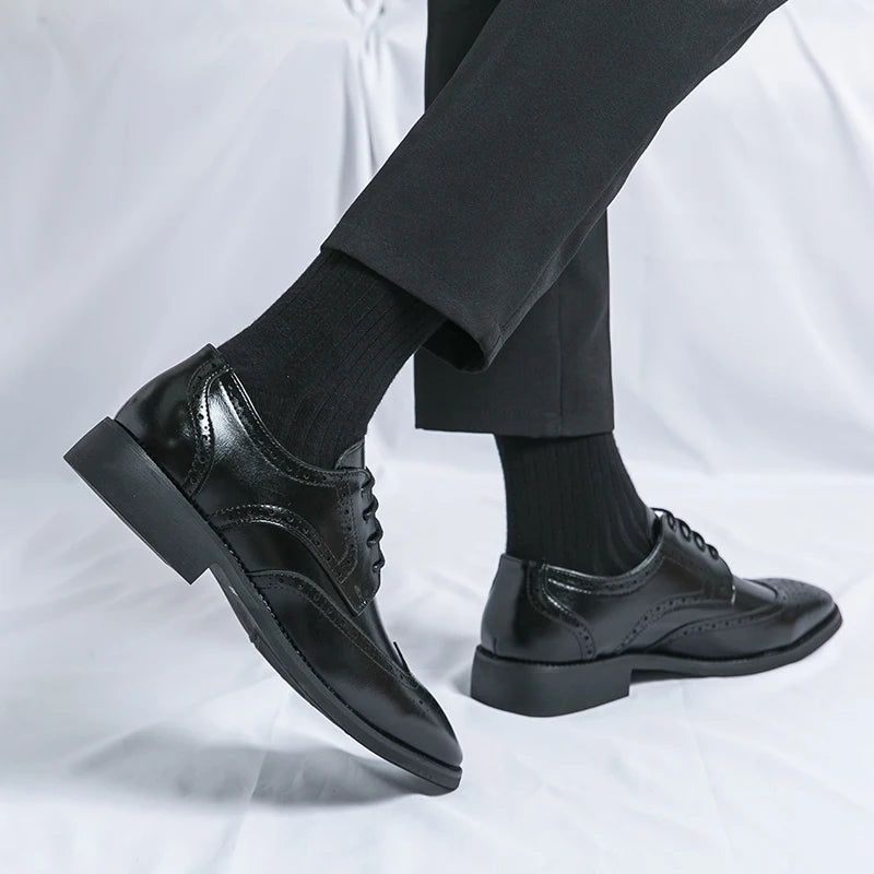 Men’s Full-Grain Leather Dress Shoes