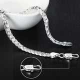 925 Sterling Silver Chain Bracelet