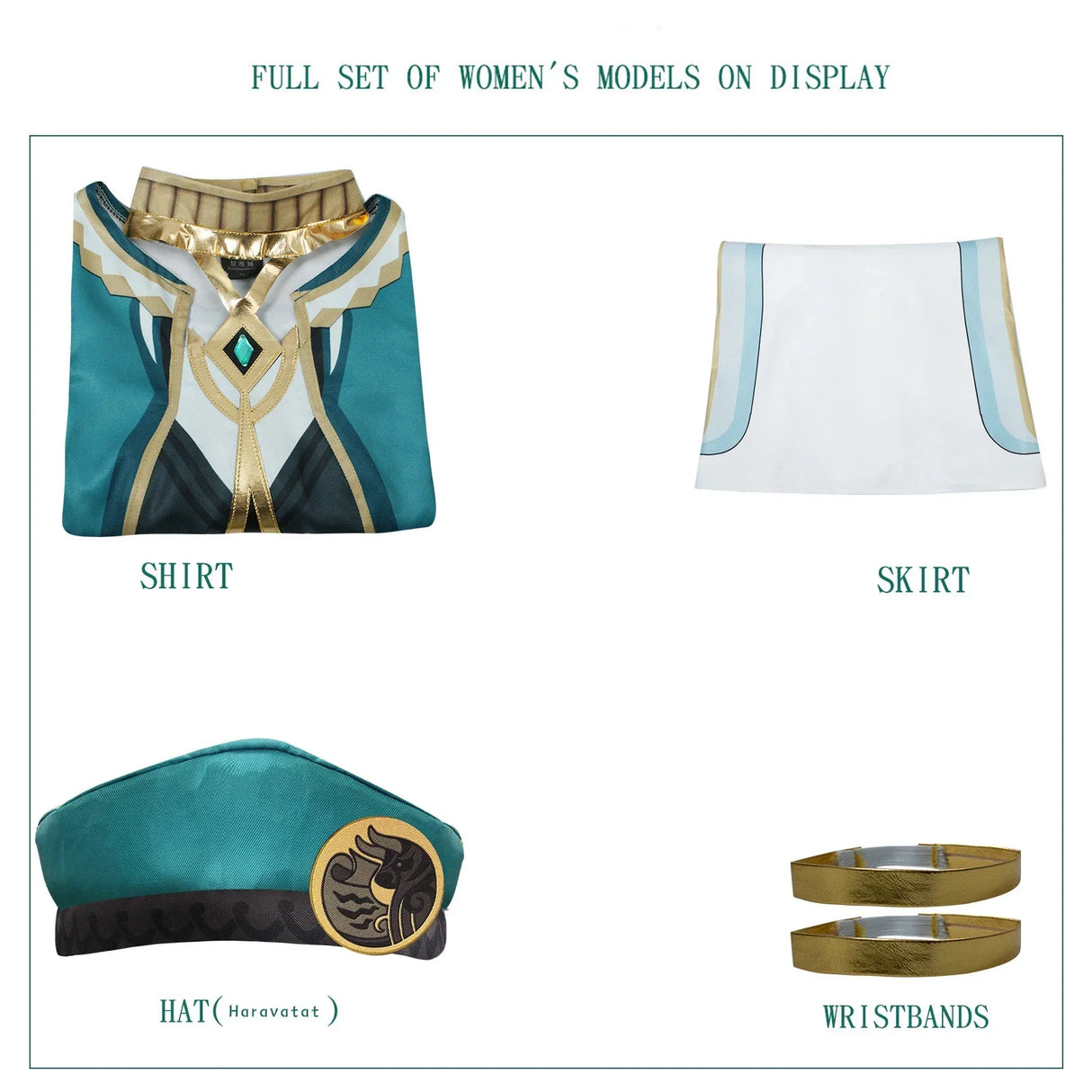Akademiya Cosplay Uniform Set
