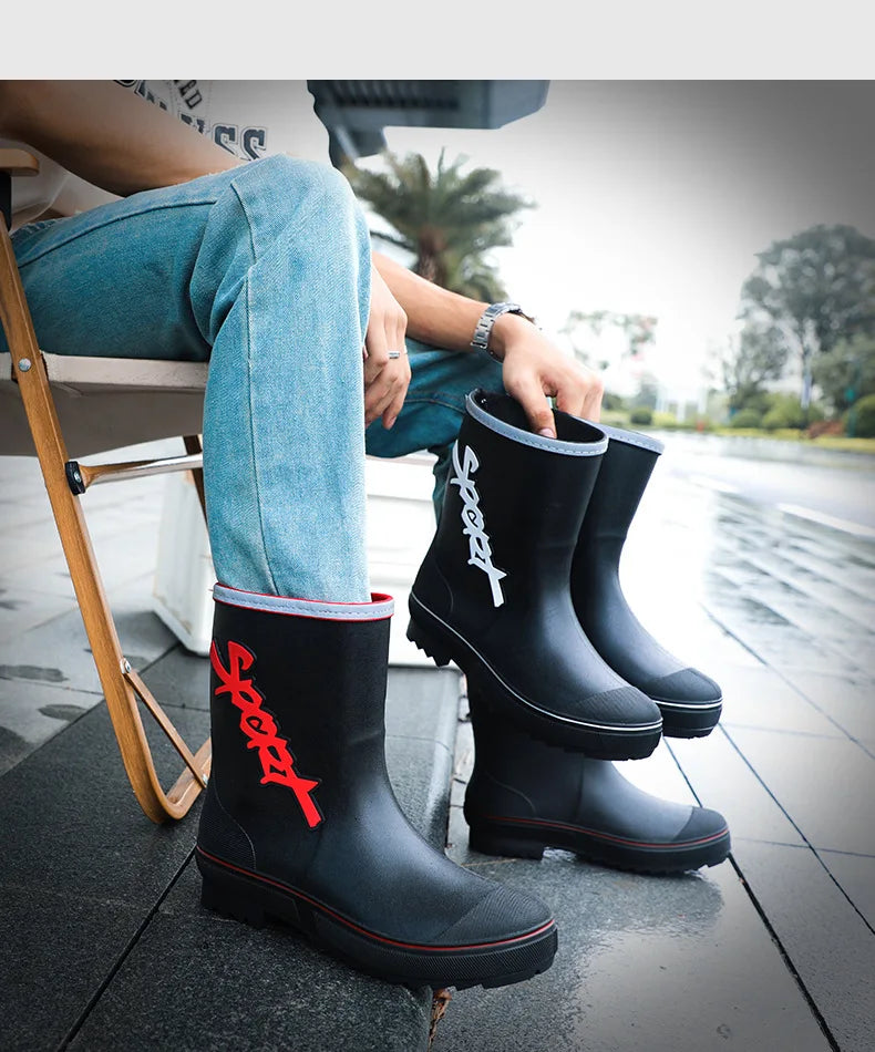Couple Style Waterproof Rain Boots