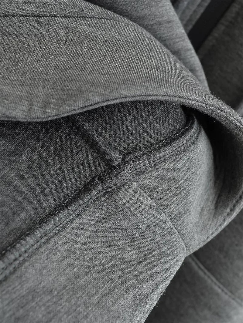 Women's Oversized Zipper Hoodie Jacket