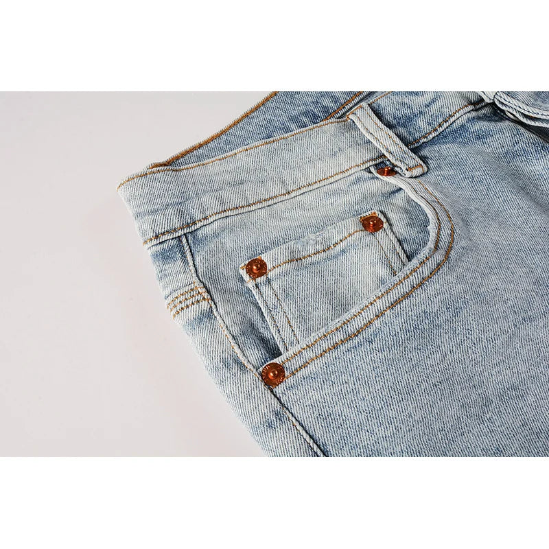 Men Distressed Skinny Jeans