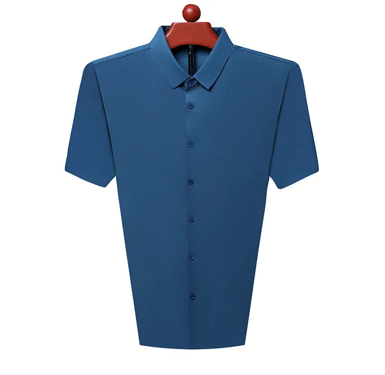 Men Stretch Short Sleeve Shirt