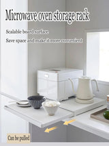 Kitchen Microwave Storage Rack Organizer