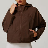 Women Windproof Quick Dry Yoga Jacket
